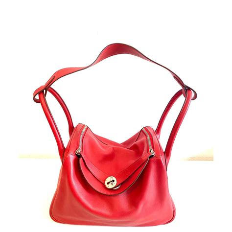 hermes mini lindy red|Hermes lindy 30 dimension.